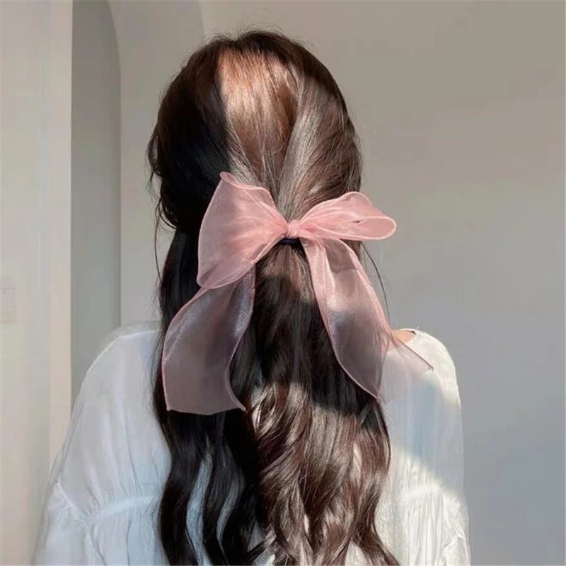 New Elegant Ribbon 1 pc Korean Style Yarn Women Girls - Creative Hair  Extensions
